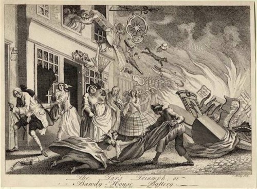 Нападение моряков на бордель, 1749г.