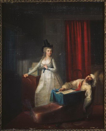 Смерть Марата 13 июля 1793 года. 1794. Hauer. Ламбине