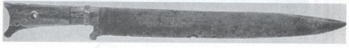 Крестьянский нож Hauswehre с упором для руки. Вероятно, швейцарский. 16 век