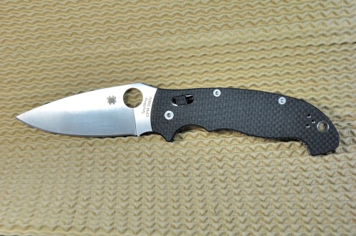 Spyderco Manix 2 XL, сталь CPM-S90V, материал наклодок рукояти - &quot;карбон фибра&quot;