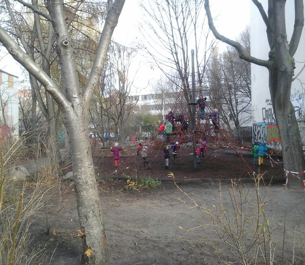 Переменка в начальной школе в Берлине